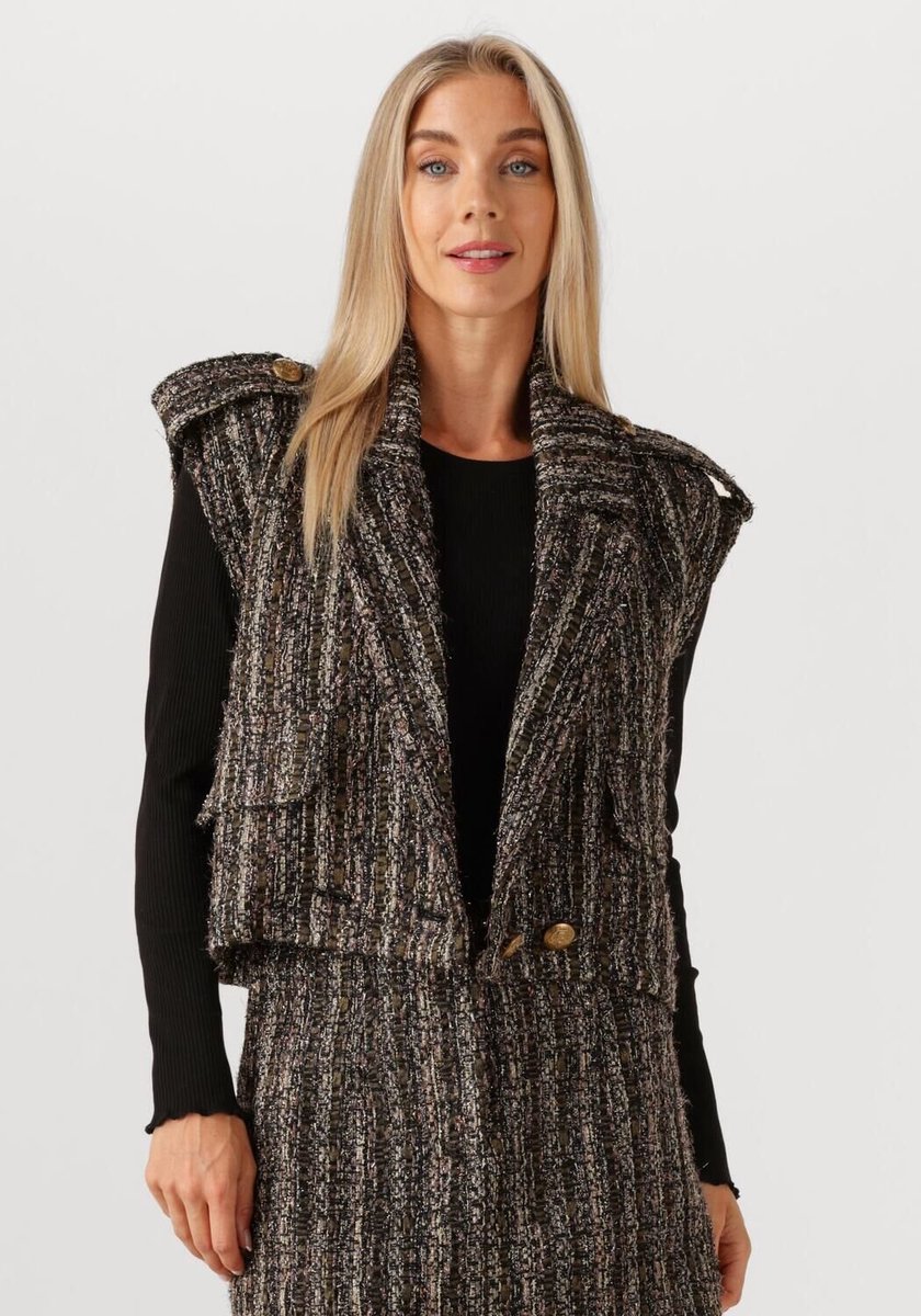 Amaya Amsterdam Day Gilet Blazers Dames - Zwart - Maat S