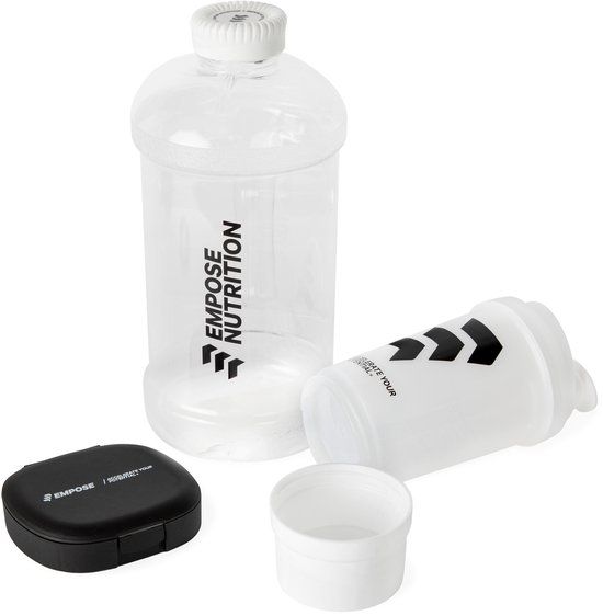 Empose Nutrition Water Jug - Waterfles - 2,2 L - Wit — afbeelding 4