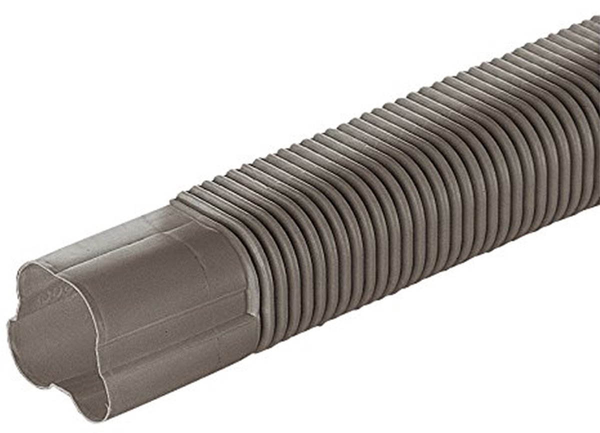 Leidinggoot Flexibel PVC Bruin Inaba Denko SF-77-1000-B 75x63 mm 1 meter