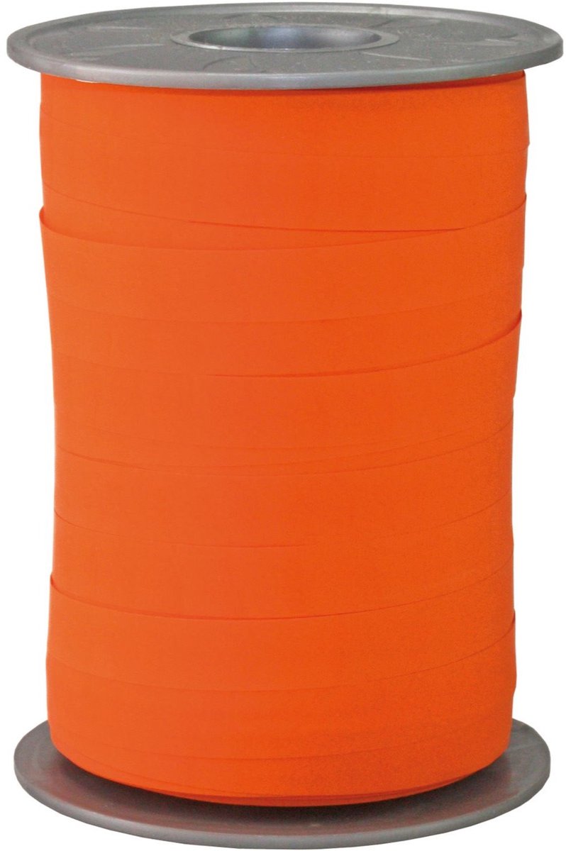 Krullint Paperlook Oranje Mat - 10mm