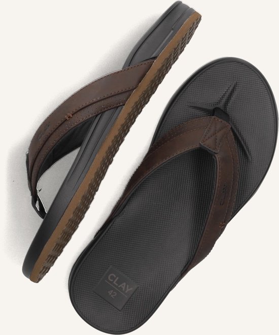 CLAY Slippers Clay003 - Homme - Marron - Taille 48
