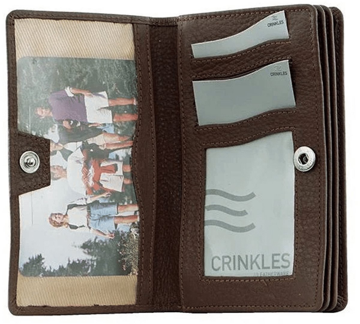 Crinkles Portefeuille Choco | Bruin | Maat: One Size