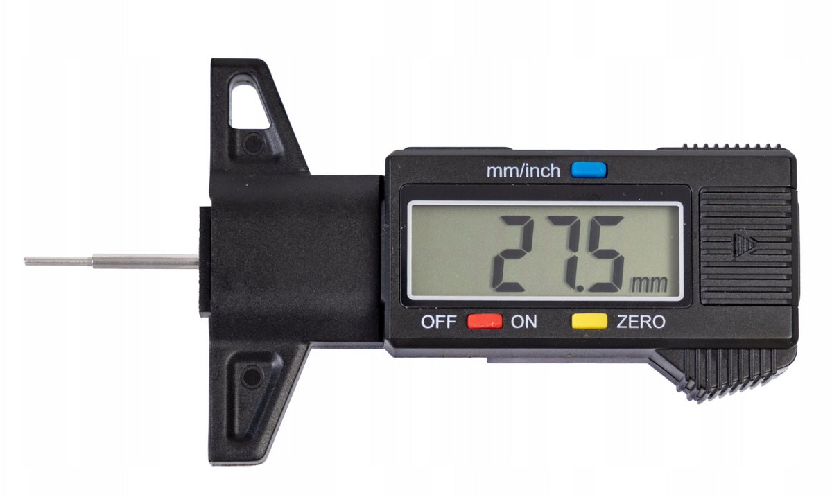 digitale bandenprofielmeter - 0 tot 28 mm - banden profieldieptemeter - profiel dikte meter