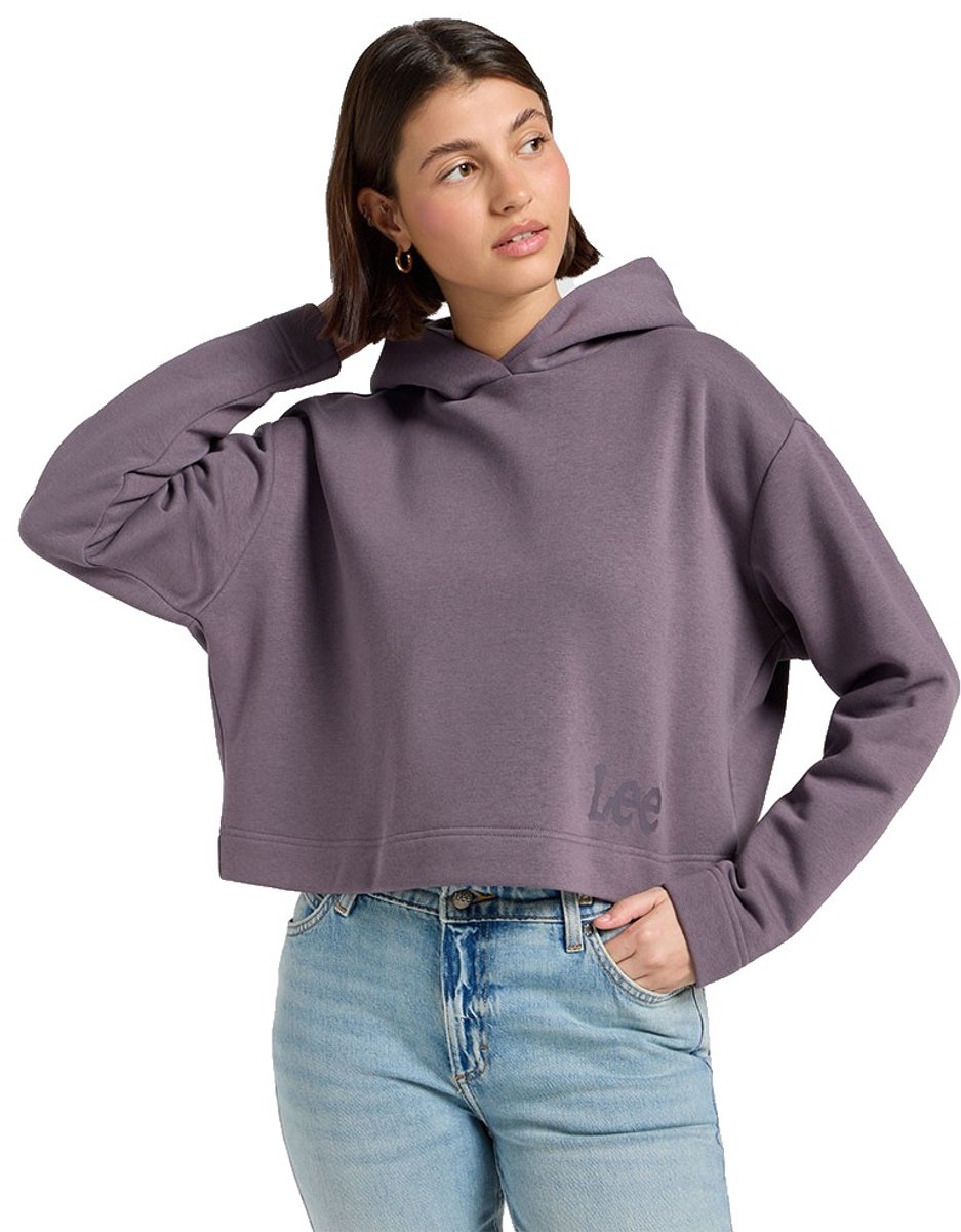 Lee 112371338 Hoodie XS Vrouw Paars