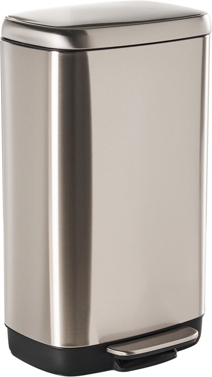 BELIANI ECOCOLLECT - Prullenbak - Zilver - 30 l - IJzer