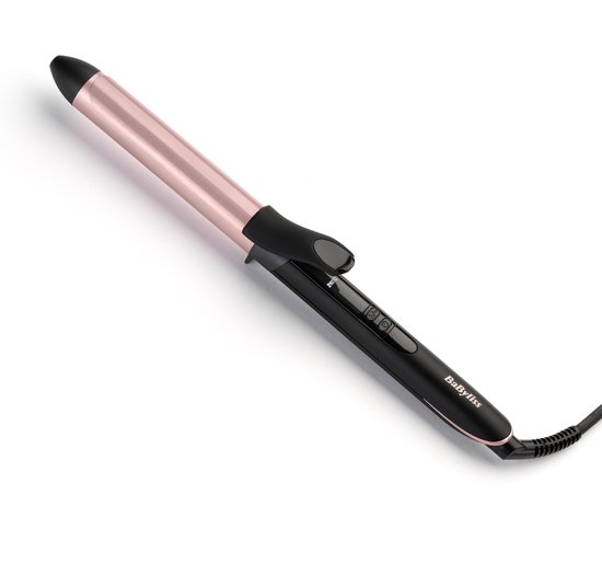 BaByliss Rose-Quartz 25mm krultang C451E - 6 temperatuurinstellingen - Extra lange cilinder met quartz-keramische coating