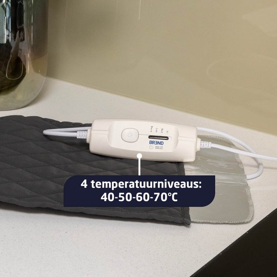 Elektrische Bordenwarmer tot 12 Borden - 4 Temperatuurniveaus tot 70°C - Wasbare Hoes - Warmhoudplaat – Antraciet - BREND BR-2209 — afbeelding 3