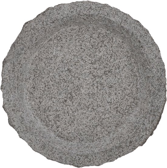 Esschert Design | Vogelbad rond | Graniet | 37x37x6 cm