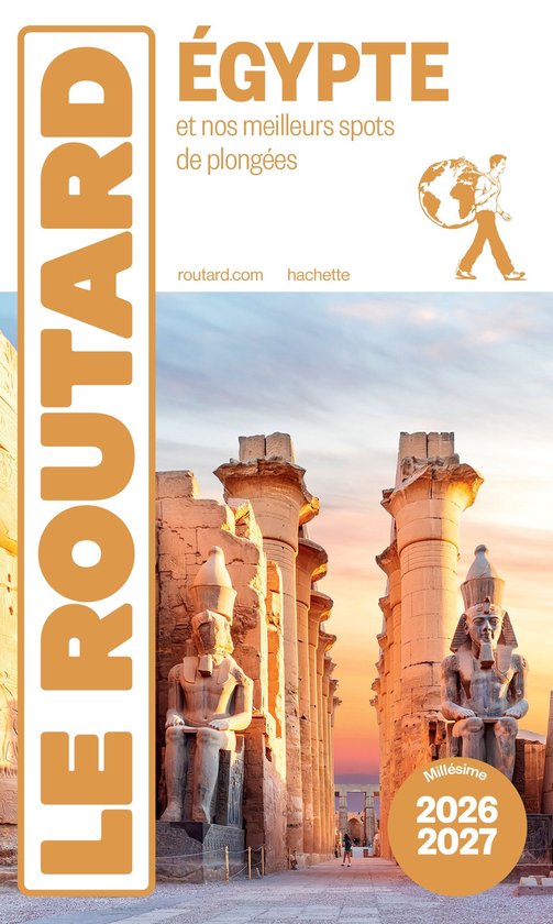 Le Routard Egypte, gids met de beste duikplekken, 2026-2027. Met beelden van oude tempels en beelden.