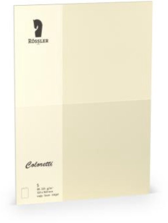 28 vellen crèmekleurig karton 21,6 x 28 cm beige papier, 250 g/m² dik