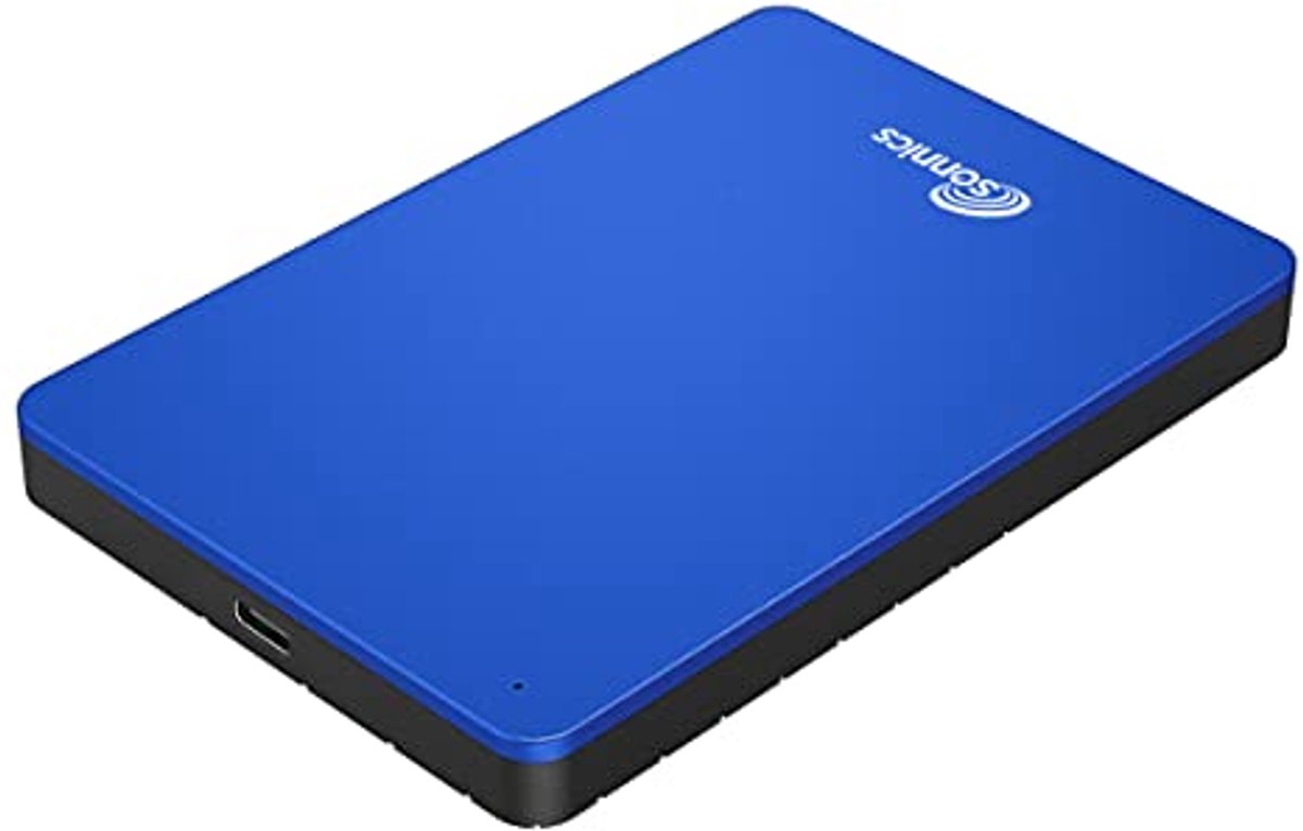 2TB Blauwe Externe Draagbare Harde Schijf met USB 3.1 - Compatibel met PC, Mac, Smart TV, XBOX en PS4/PS5