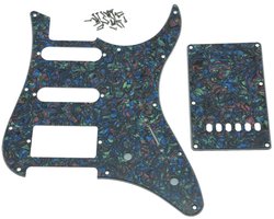 Guitar HSS Pickguard and Tremolo Cover Fits Yamaha PACIFICA Guitar Abalone Pearl