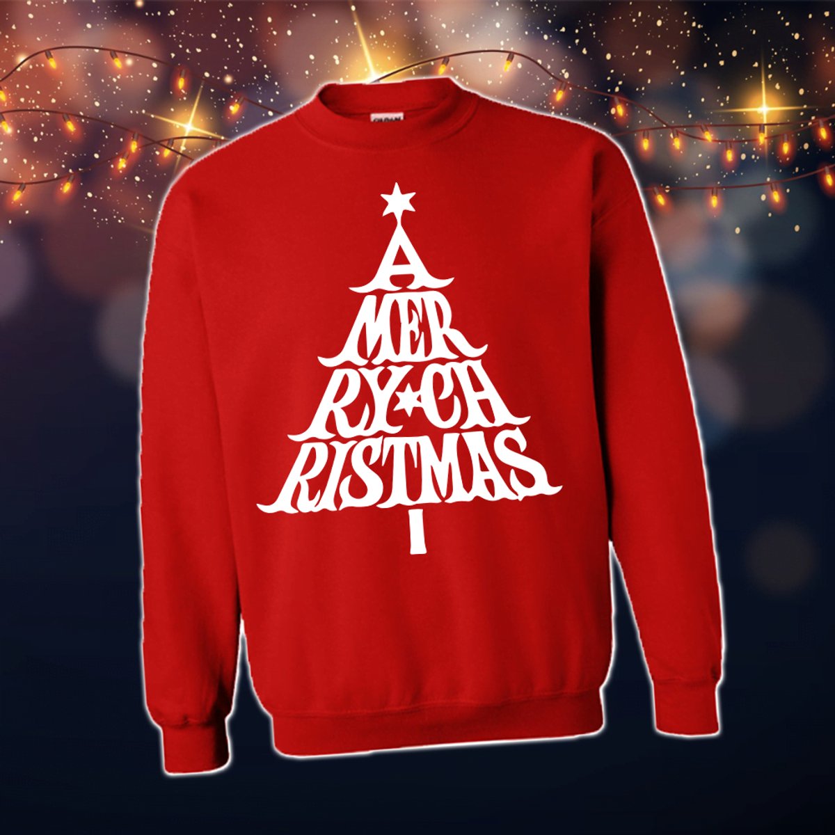 Foute Kersttrui Dames & Heren - Kersttrui met tekst A Merry Christmas | Kersttrui Maat XXL | Kersttrui Dames - Kersttrui Heren - Grappige Kersttrui met tekst | Namengigant | Incl. 2 jaar garantie