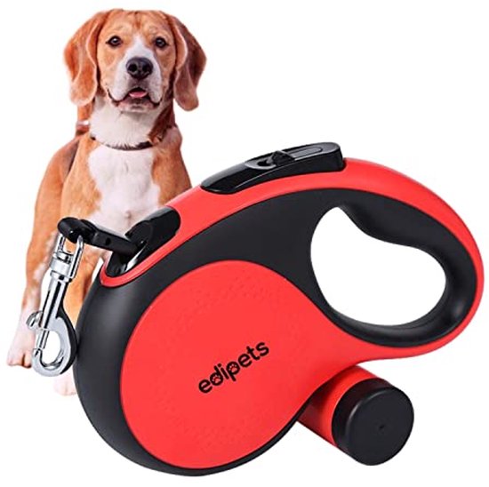 Correa Retractil Para Perros Mascotas Botón De Seguridad 3 M Color