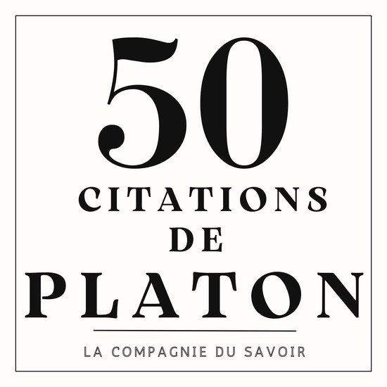 50 citations de Platon - cover