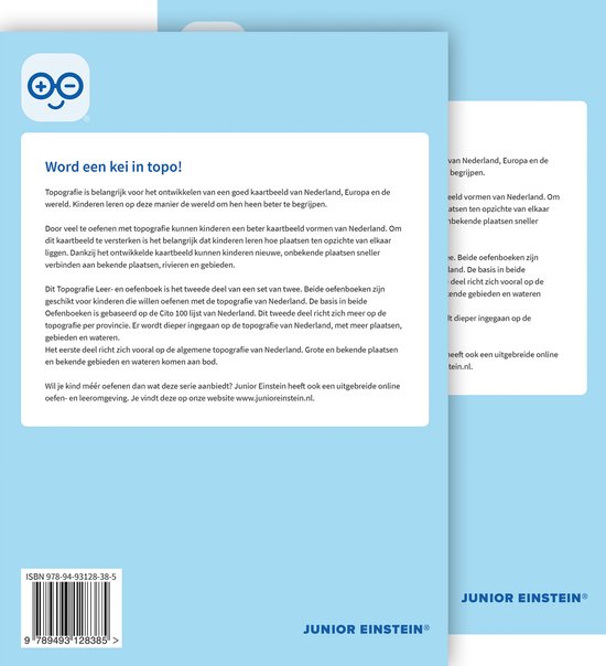 Topografie Nederland Leer- en oefenboeken Set (1 en 2) - cover