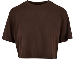 Urban Classics - Short oversized Crop top - XXL - Bruin
