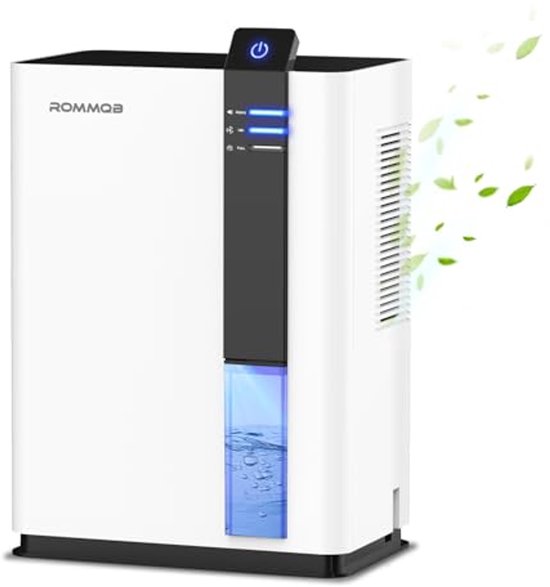 Foto: Stille elektrische luchtontvochtiger 3l voor slaapkamer en badkamer automatische uitschakeling 5 kleuren licht touchscreen bedieningen