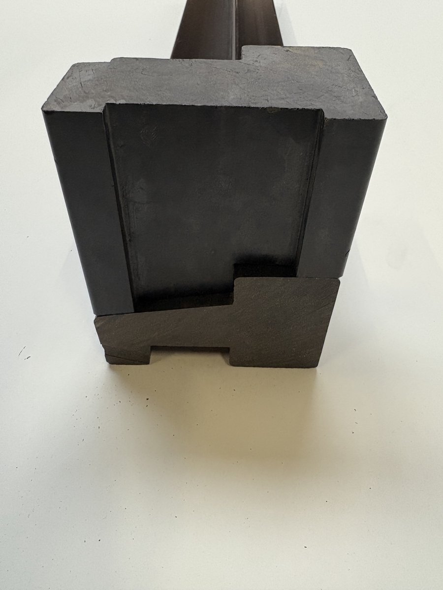 Kunststof onderdorpel | 120cm | inclusief kunststof neuten 100mm | Bevestigingsset | Buitendraaiend | kopmaat 66x110mm | Complete set | Kozijn renovatie | Nooit geen verrotte onderdorpel meer