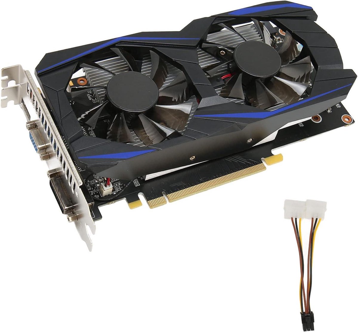 - Gaming Grafische Kaart Gddr5 192 Bit Pci Express 2.0 Met Dual Fan Cooling Voor Pc - afbeelding 8