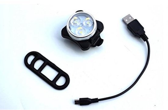 Jumada's - LED Fietsverlichting USB oplaadbaar - 4 modes - Waterbestendig - Fietslicht - Fietslampjes — afbeelding 5