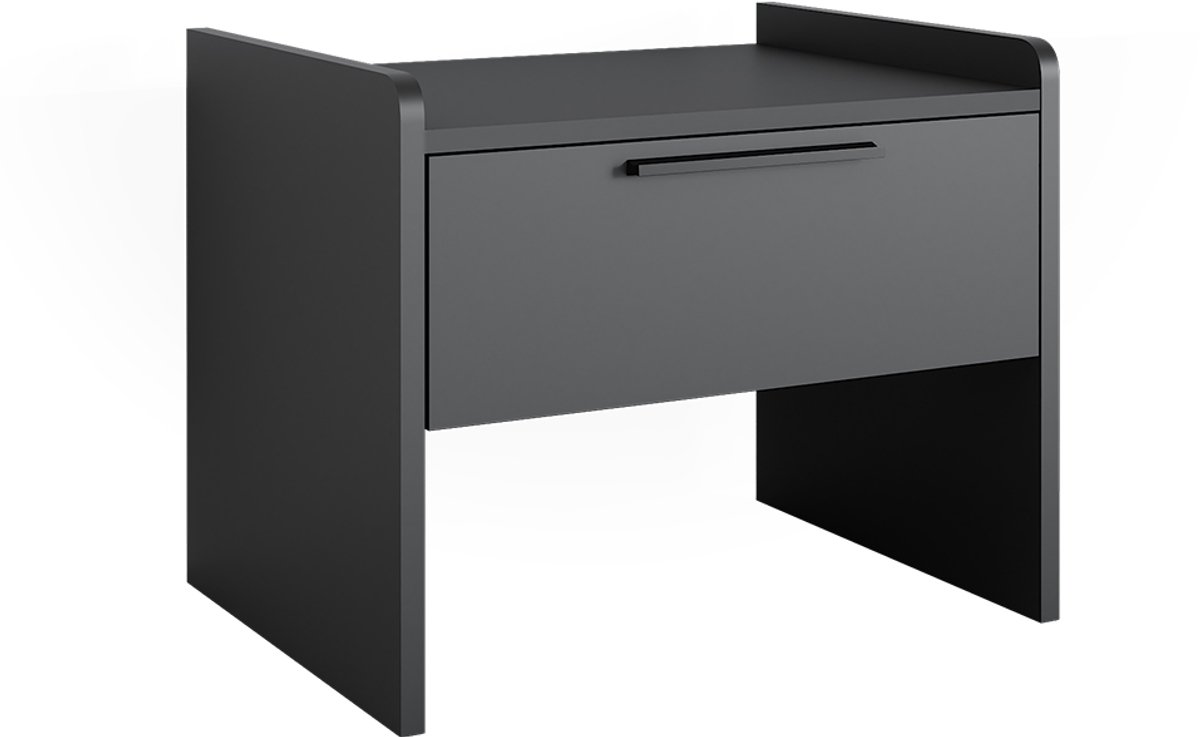 Vicco Roman Eetkamerbank – 53.5 x 41.1 cm met 1 lade Zwart
