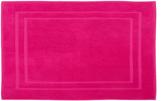 DoubleDry Hotel Badmat 50 x 80 cm – 100% Katoen – Zacht en Absorberend – Fuchsia Roze