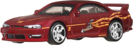 Hot Wheels Fast & Furious Nissan 240SX (S14), Auto, 3 ans, Métal, Rouge
