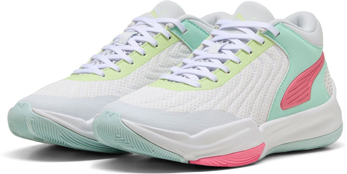 Puma Court Pro 2 Junior Basketbalschoenen Kinderen Mint