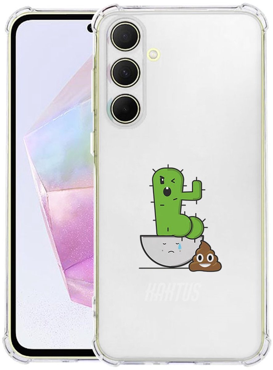 Samsung Galaxy A56 Hoesje - Cactus Poo TPU Antishock