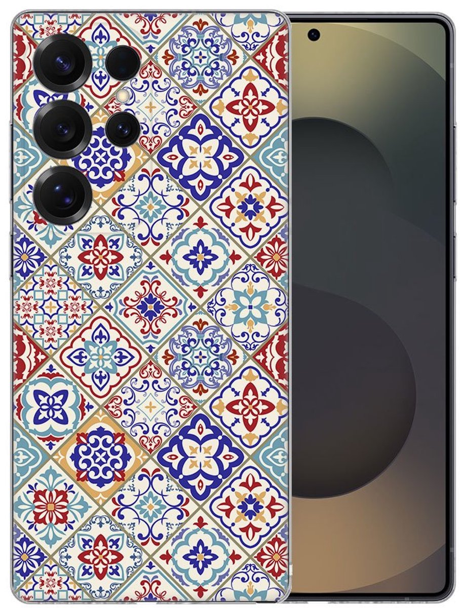 TPU Hoesje Samsung Galaxy S25 Ultra - Tiles Color Backcover