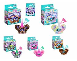 Hasbro Furby knuffel Furblets - Muzikaal pluche speelgoed sleutelhanger.