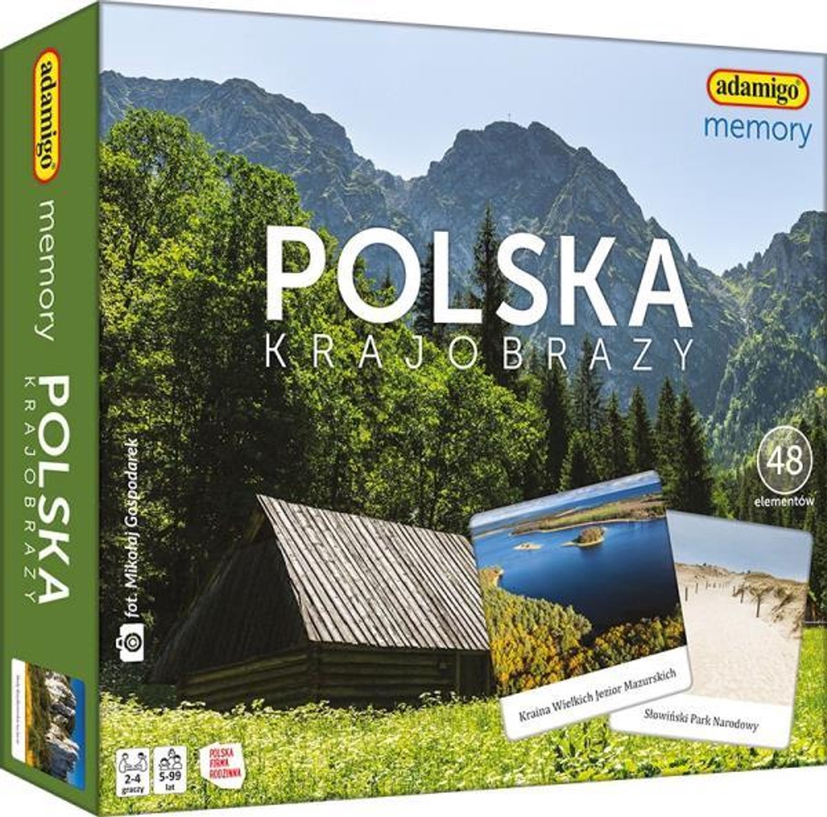 Gra memory Polska krajobrazy - Memory-spel Polska krajobrazy