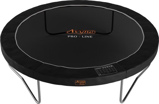 Avyna Opbouw Trampoline Ø305 cm – Zwart – Rond – Premium Kwaliteit – Trampoline op poten – Midden Formaat