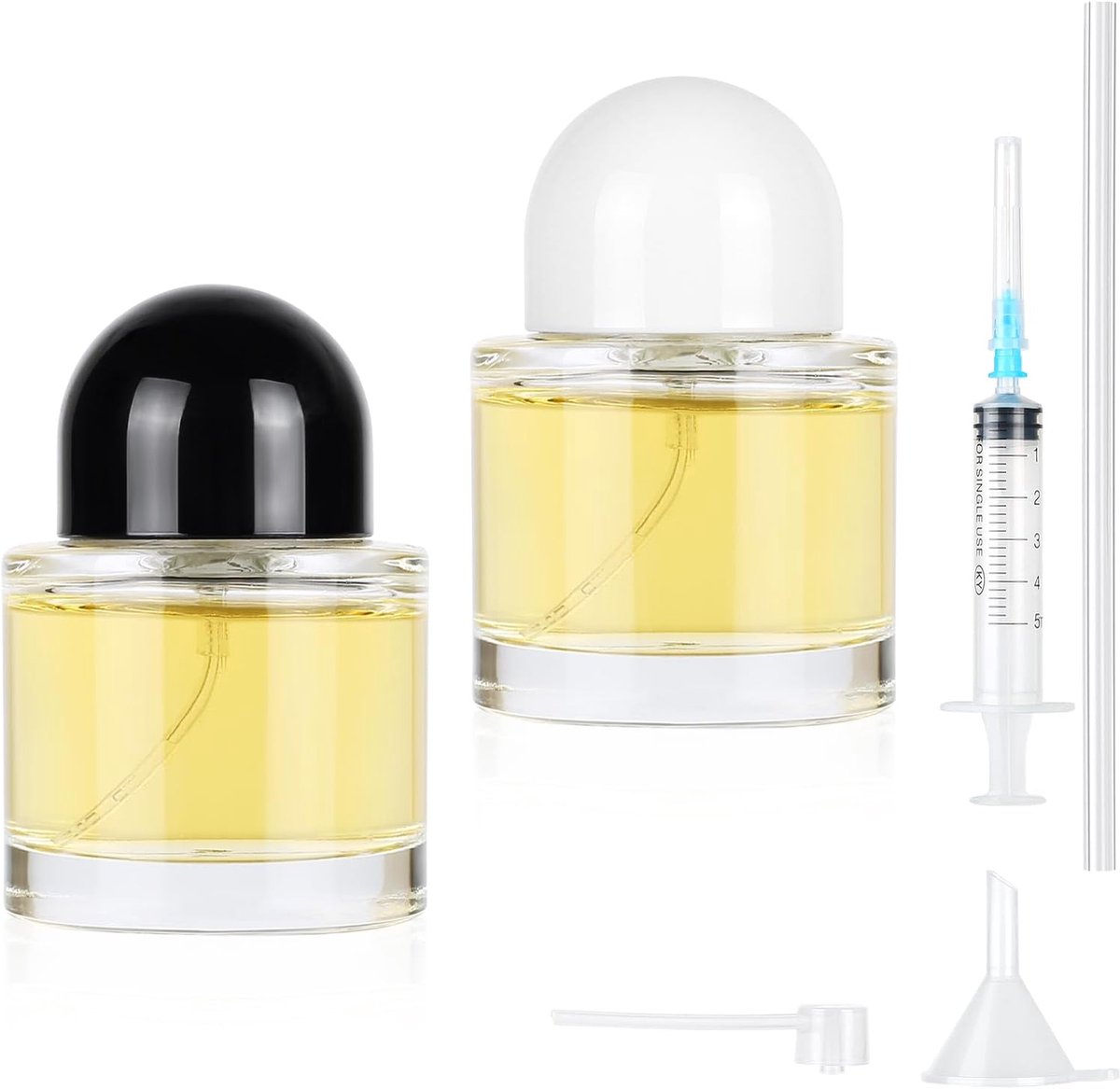 2pcs 30ml Perfume Atomizer - Glazen Travel Spray Flessen - Ronde Lege Glazen Spray Fles At