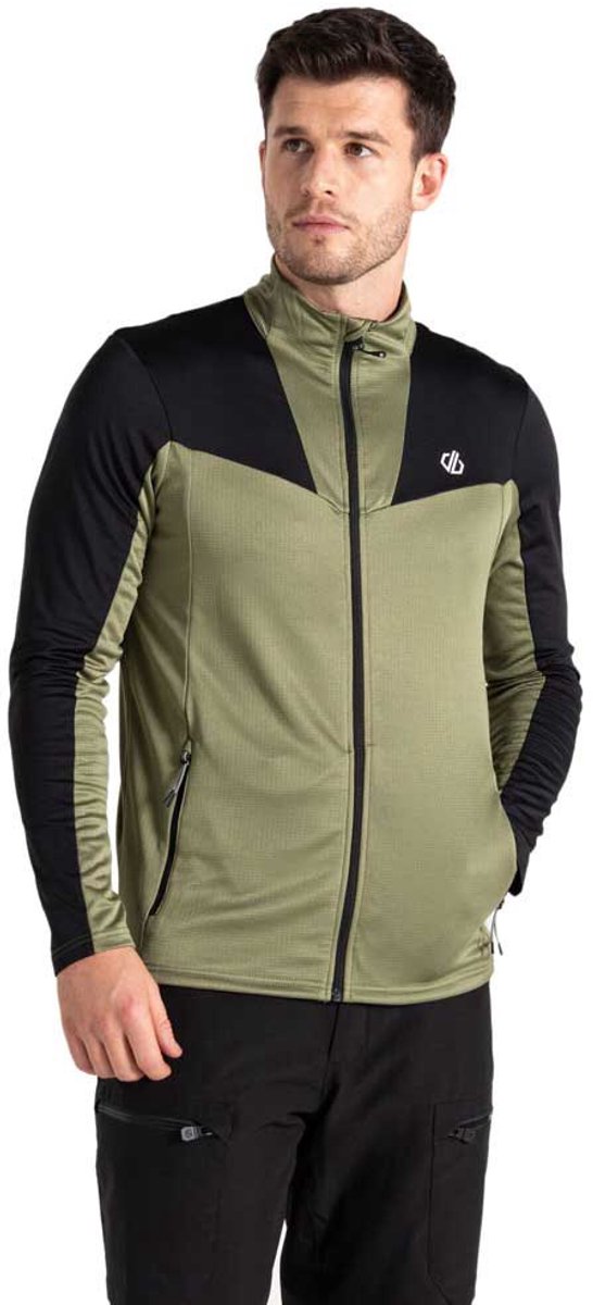 Dare2b Substratum Iii Core Stretch Sweatshirt Met Rits Man Zwart