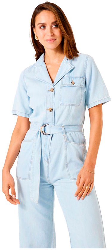 Combinaison GARCIA pour femme Blauw à manches courtes