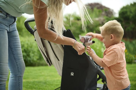 Dooky - Zij Tas Voor Kinderwagen en Buggy - Zwart - Met Rits Afsluitbaar van Merkloos — afbeelding 4