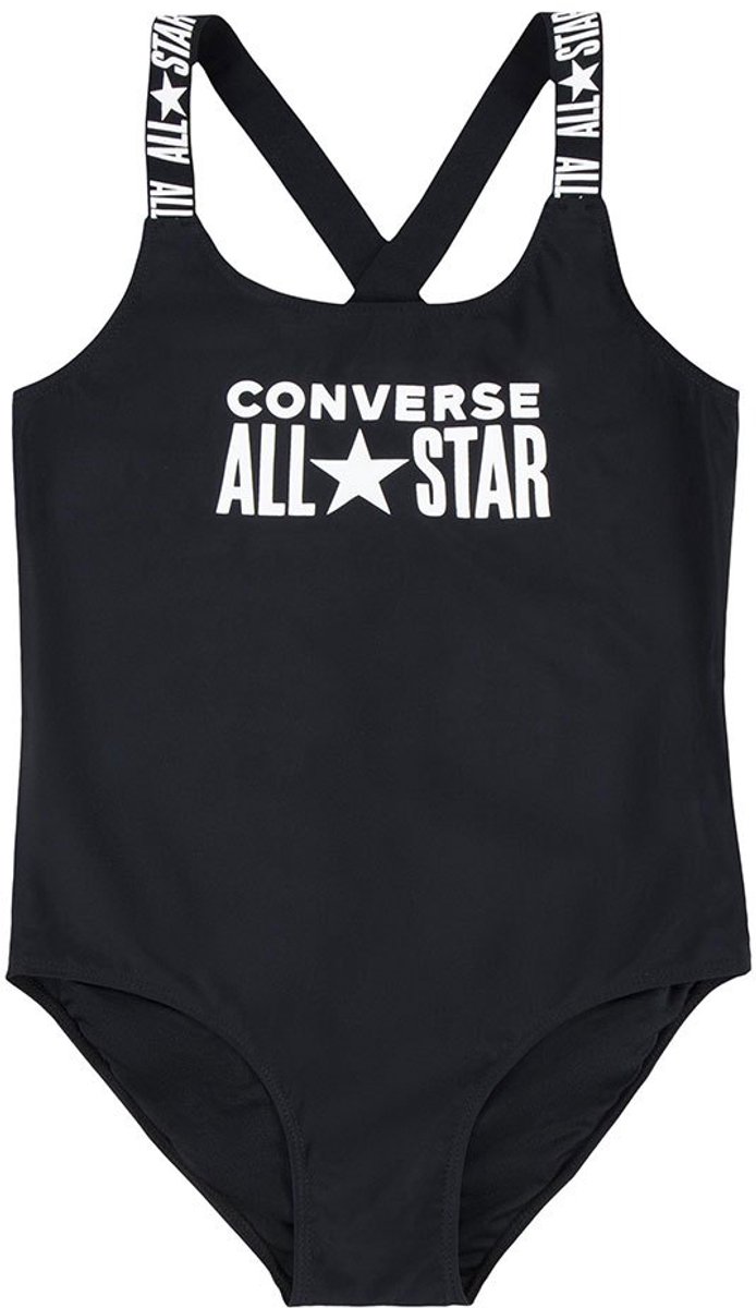 Converse Kids Core Logo Zwemkleding Zwart 24 Months Meisjes