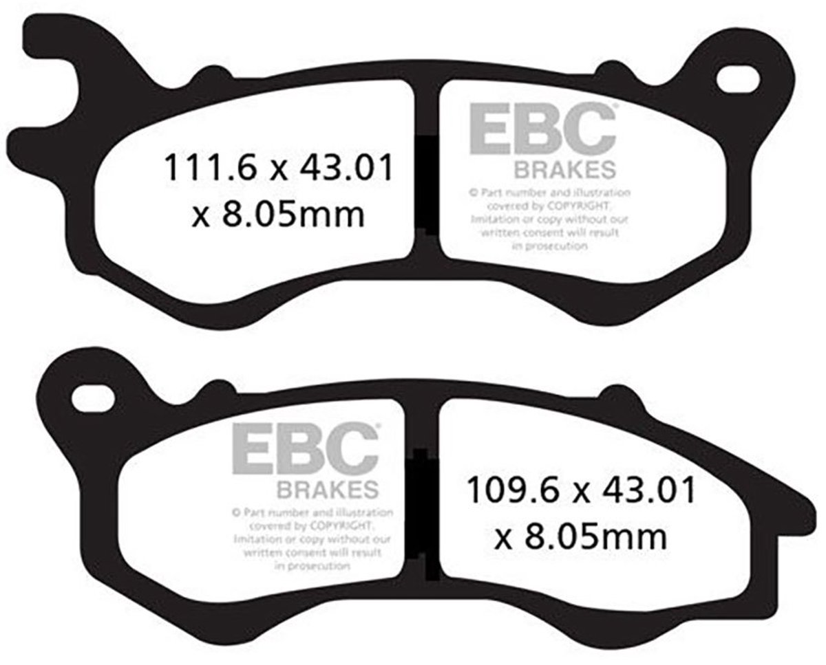 Ebc Sfa-hh Series Sfa603hh Gesinterde Remblokken Zwart