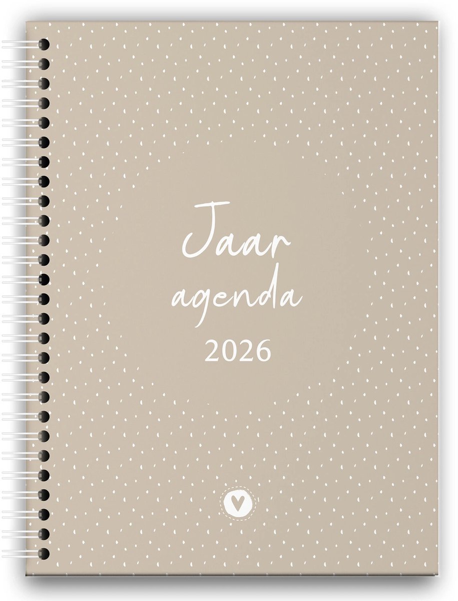 Fyllbooks Jaaragenda 2027 - Beige