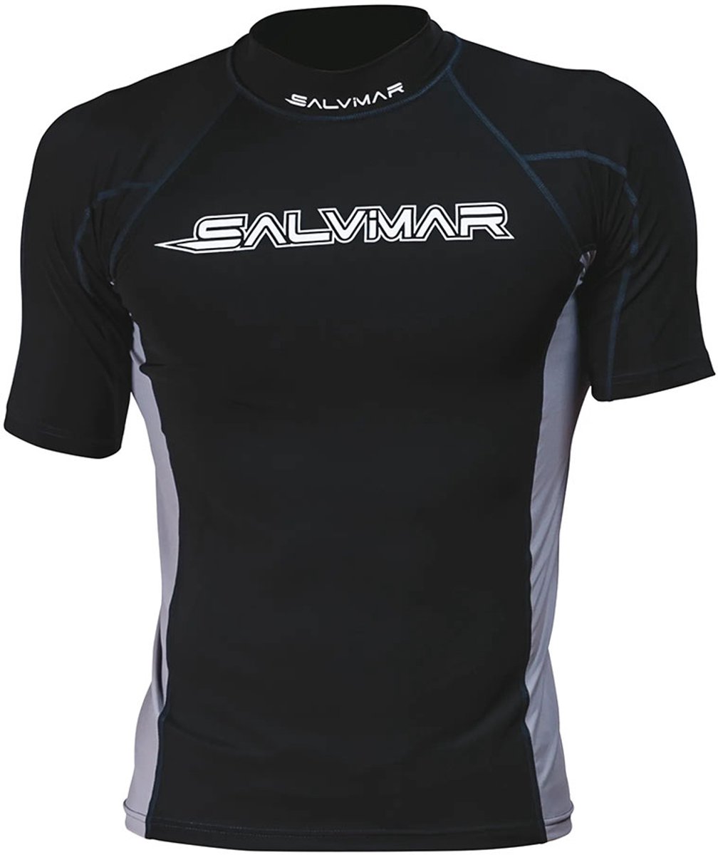 Salvimar Oasi Korte Mouw Rash Guard Zwart XL Man