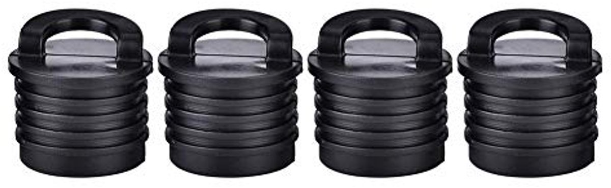 Scupper Stoppers voor Kayak en Canoe - 4 Stuks Drain Plugs voor Boot en Marine
