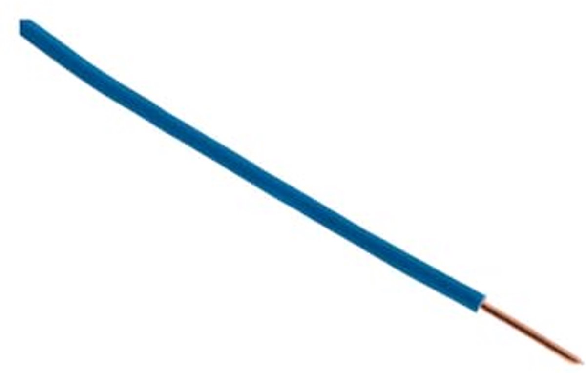 H07V-U 2.5mm² Elektrische Stroomkabel - Binneninstallaties - PVC Geïsoleerde Geleider - Spanning Tot 700V - 5m