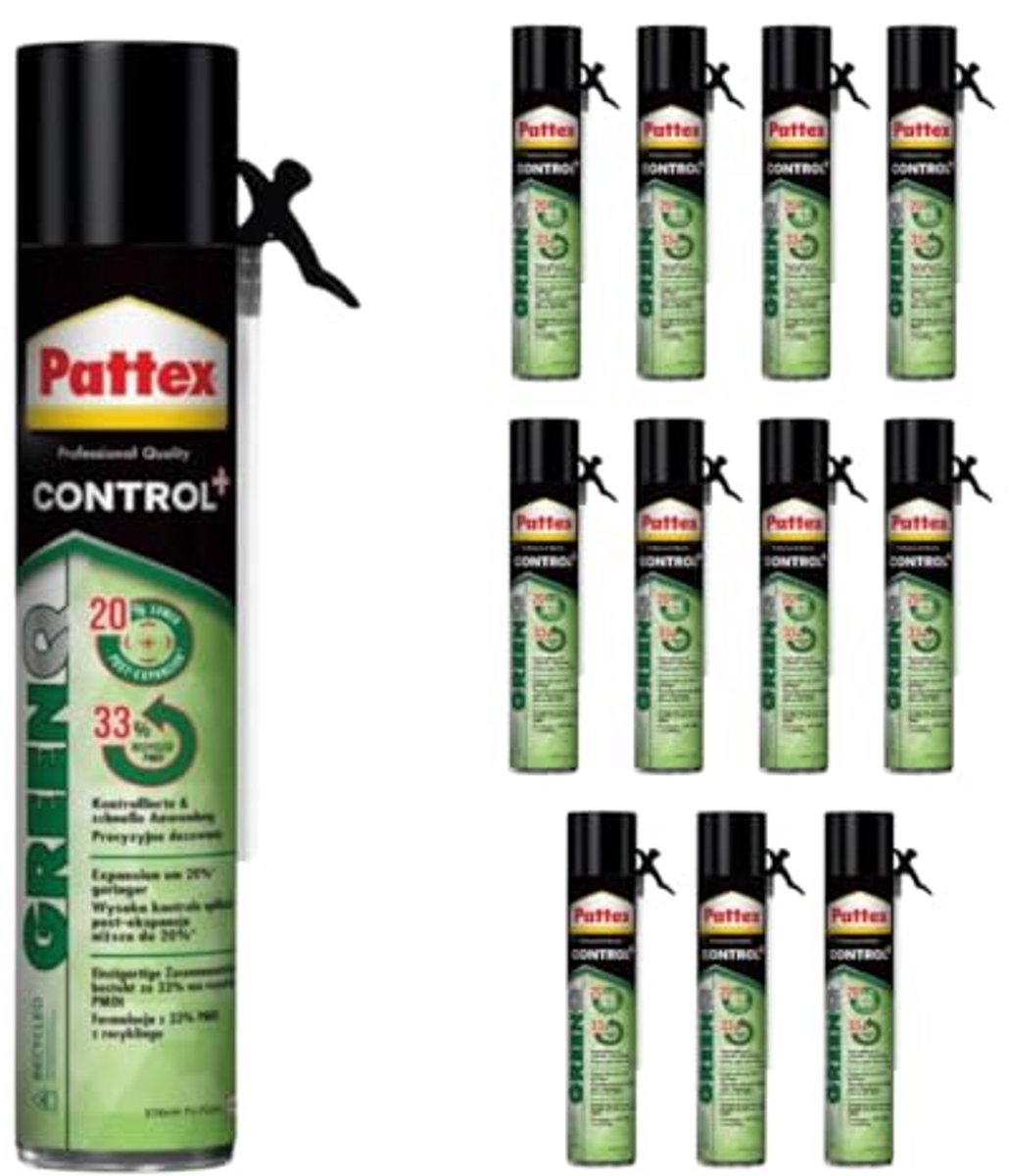 Bouwschuim voor Isolatie en Voegenvulling - Effectief PU-schuim voor Nauwkeurige Toepassingen (12 x 750 ml)