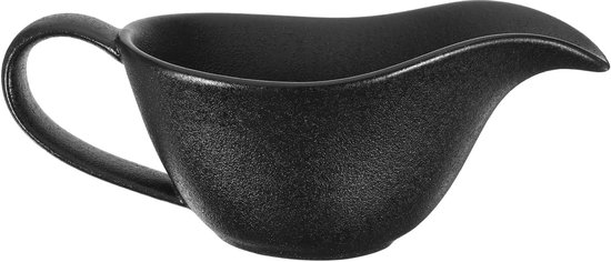 Saucière En Porcelaine Blanche 250ml - Design Élégant Avec Grande Poignée Pour Sauces Et Vinaigrettes