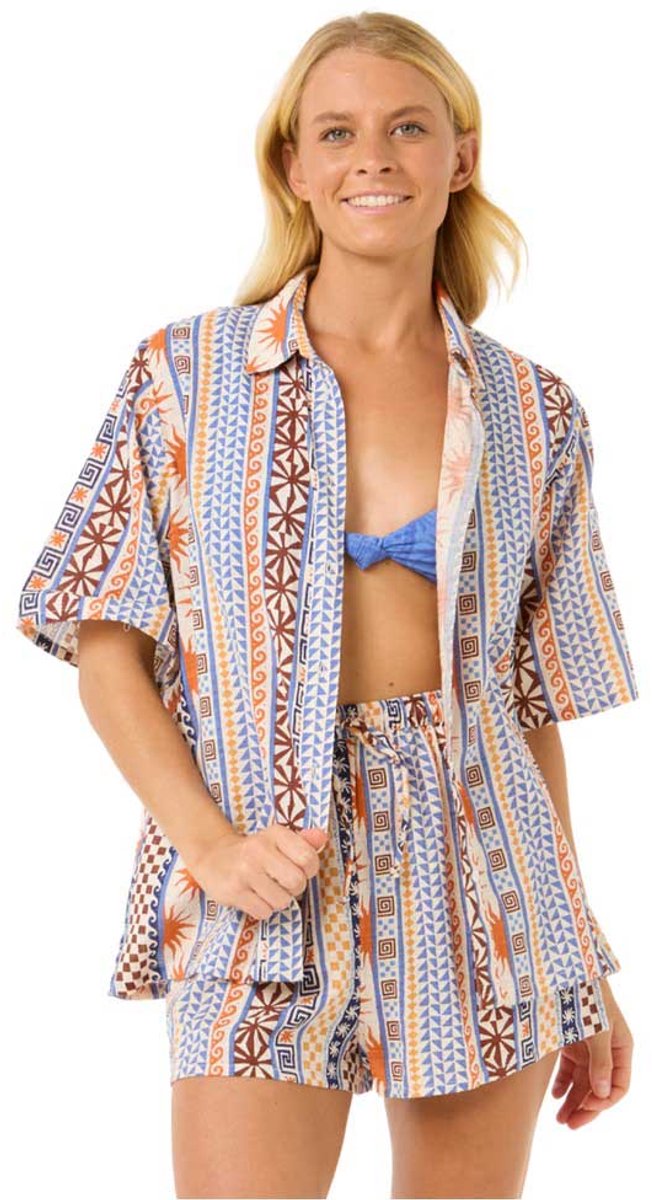 Rip Curl San Carlos S/S Shirt Multi Roze