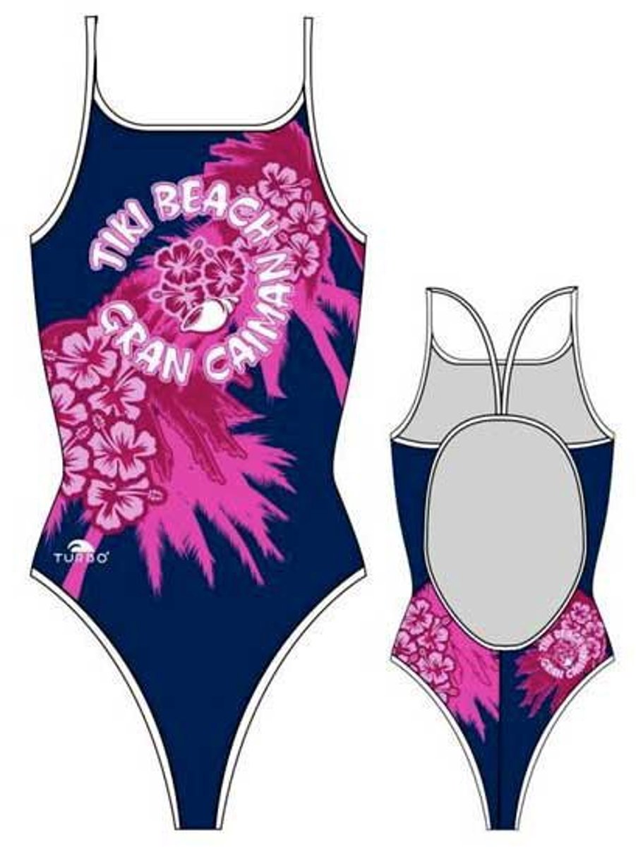 Turbo Tiki Beach Zwemkleding Blauw 3XL Vrouw Navy