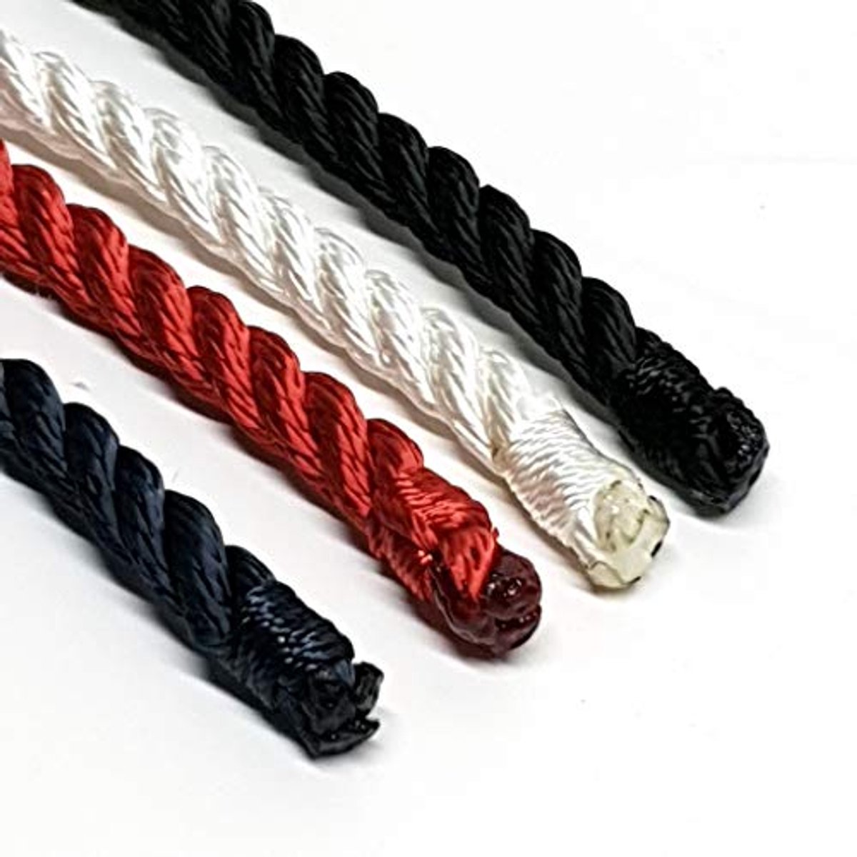 10mm Fender Tie 1.5Mt Wit - Splice Polyester Lijn - Verpakking van 2