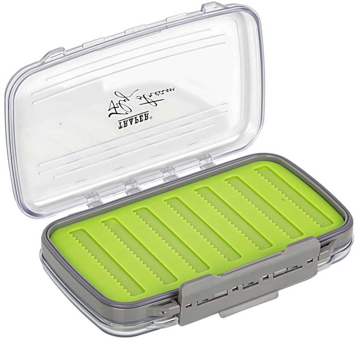 Traper Fly Silikon Peine Double Lokdoos Transparant 15.5 x 10 x 4.4 cm
